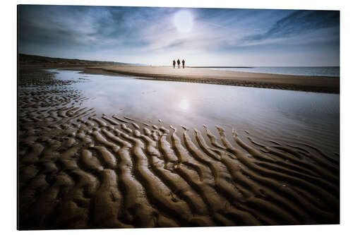 Aluminium print Beachwalk