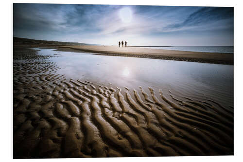 Tableau en PVC Promenade sur la plage