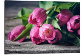 Gallery print Pink tulip bouquet