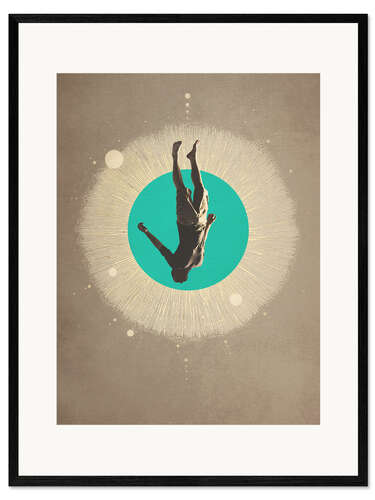 Framed art print Every Fall is a Rise