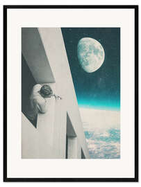 Gerahmter Kunstdruck Ich musste atmen