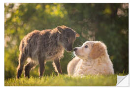 Naklejka na ścianę Animal friendship