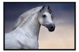 Gerahmter Kunstdruck Die Farbe der Abenddämmerung