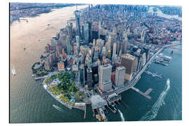 Magnettafel Manhattan von oben