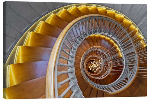 Canvas print Ancient Spiral Staircase