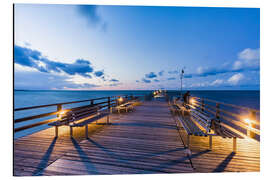 Aluminium print Pier in the seaside resort of Prerow