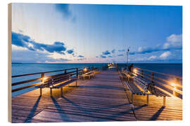 Trebilde Pier in the seaside resort of Prerow