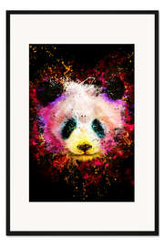 Gerahmter Kunstdruck Panda