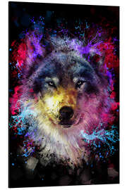 Magnettafel Wolf