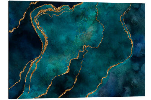 Gallery print A dream of turquoise and gold