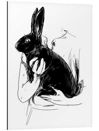 Magnettafel Das schwarze Kaninchen