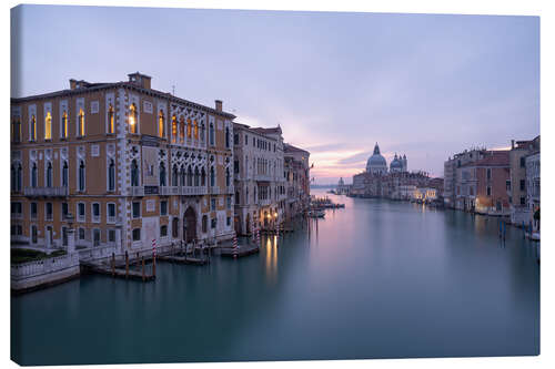 Canvas print Santa Maria della Salute at sunrise, Venice