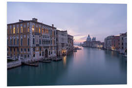 Foam board print Santa Maria della Salute at sunrise, Venice