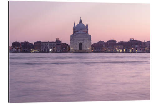 Gallery print Il Redentore in the sunset, Venice