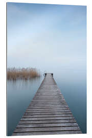 Tableau en plexi-alu Bleu paisible au lac de Garde