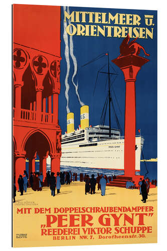 Gallery print Mediterranean & Orient Travel with the "Peer Gynt"