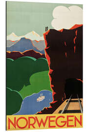 Magnettafel Norwegen