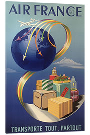 Akryylilasitaulu Air France delivers everything