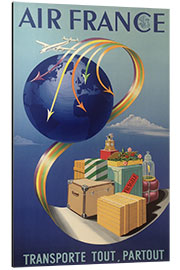 Aluminiumtavla Air France delivers everything