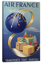 Canvas print Air France delivers everything
