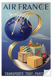 Wall sticker Air France delivers everything