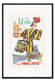 Gerahmter Kunstdruck Rom