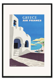 Gerahmter Kunstdruck Griechenland