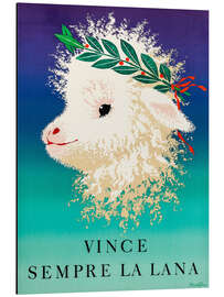 Magnettafel Die Wolle siegt immer