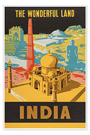 Poster Das wunderschöne Indien