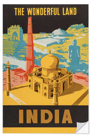 Muursticker The wonderful India