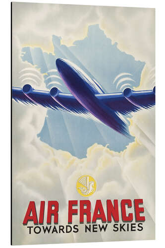 Stampa su alluminio Air France - Towards New Skies