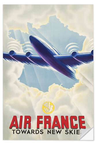 Wall sticker Air France - Towards New Skies