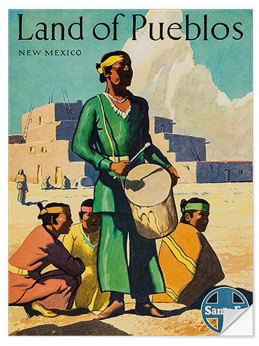 Sisustustarra New Mexico - Land of Pueblos