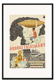 Gerahmter Kunstdruck Die Erfindung des Verderbens (Ungarisch)