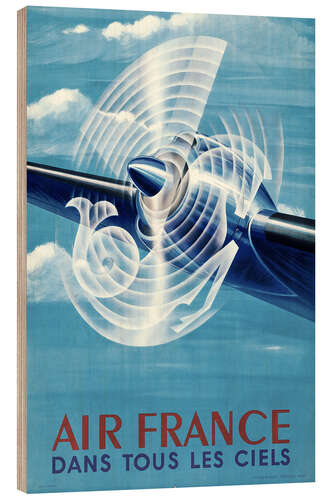 Trätavla In every sky, Air France