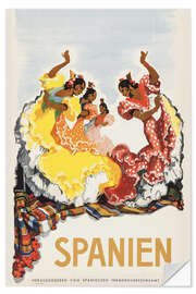 Selvklæbende plakat Spain