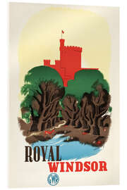 Quadro em acrílico Royal Windsor - Vintage Travel Collection