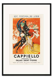 Gerahmter Kunstdruck XVI Festival de Lyon - Cappiello présenté au Palais St Pierre