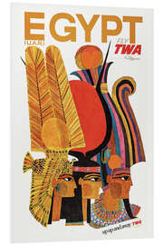 Foam board print Egypt via TWA