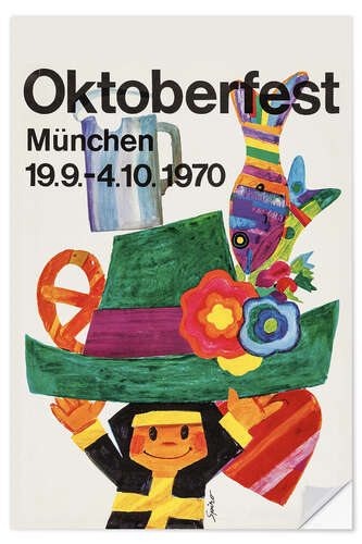 Sticker mural Oktoberfest 1970