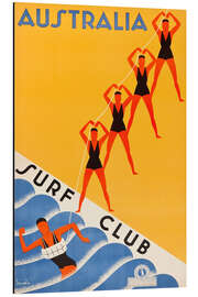 Magnettafel Surf Club Australia