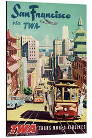 Magnettafel San Francisco via TWA