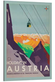 Magnettafel Urlaub in Östereich