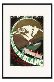 Gerahmter Kunstdruck Le Tour Du Mont Blanc