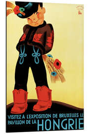 Magnettafel Ungarischer Pavilion in Brüssel