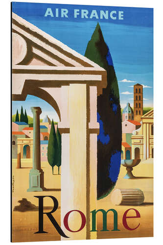 Stampa su alluminio Air France, Rome