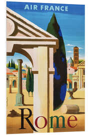 Quadro em PVC Roma pela Air France