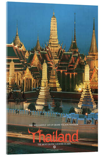 Acrylic print Thailand, the most exotic country in Asia