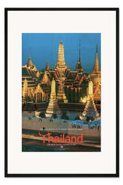Gerahmter Kunstdruck Thailand, das exotischste Land in Asien