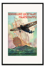 Gerahmter Kunstdruck Der fliegende Holländer